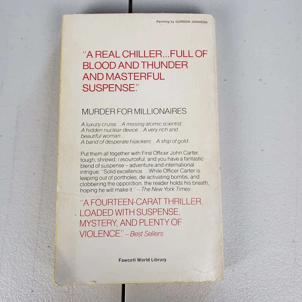 Alistair MacLean The Golden Rendezvous Vintage 1962 Fawcett Crest Paperback Book